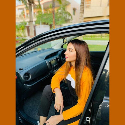 Yellow Straight Panel Full Sleeves T Shirt with Panel Pajama Suit for her