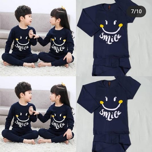 Baba or Baby Blue Smile Printed The Ultimate Sleep Suit (SP-101)