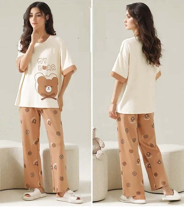 My Bear Printed Night Suit (SP-13)