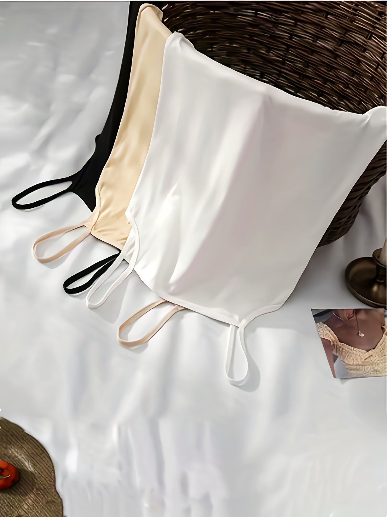 Pack Of 3 Soft Cotton Jersey Women Camisole