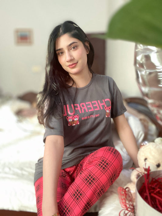 Cheerfull Print Dream wear Sleep Suit (SP-07)