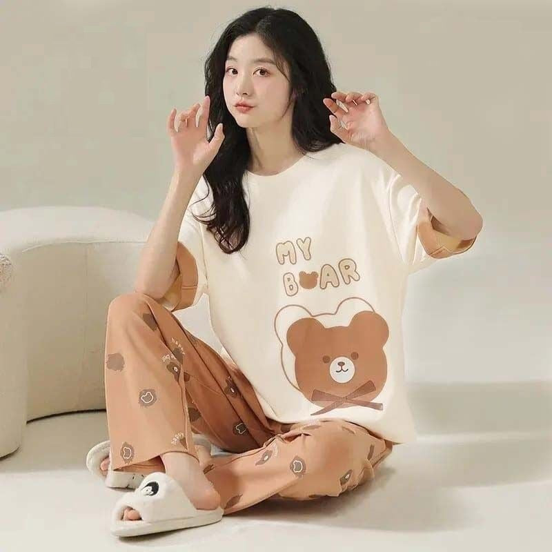 My Bear Printed Night Suit (SP-13)