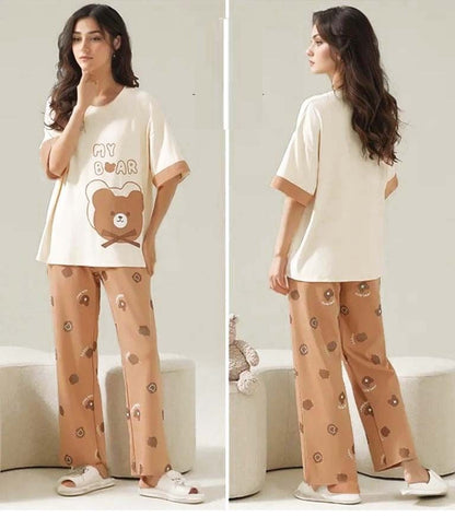 My Bear Printed Night Suit (SP-13)