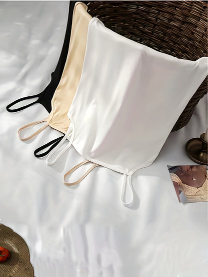 Pack Of 3 Soft Cotton Jersey Women Camisole