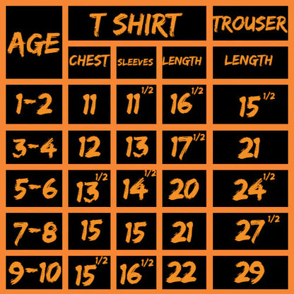 Black Unicorn Printed Half Sleeves T-shirt with unicorn Star Printed Pajama Kids Suits (RB-542)