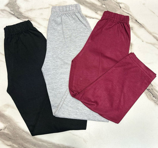 Pack Of 3 Kids Plain Trouser (RB-009)