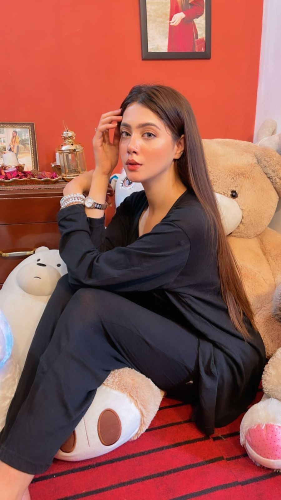 Black 3 Piece Night suit For Her – Soft Feel, Cute Vibe