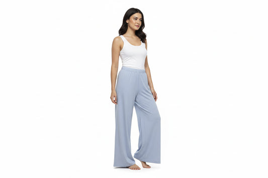Pack Of 3 Random Colored Plazzo Pajamas For Ladies